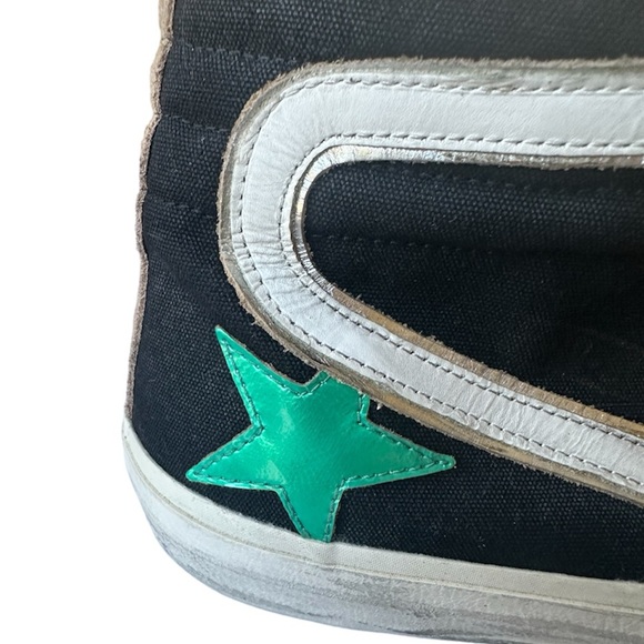Golden Goose Slide Sneakers Canvas with Contrast Star IT 41 Mens 8 Women’s 9.5 - Picture 2 of 16